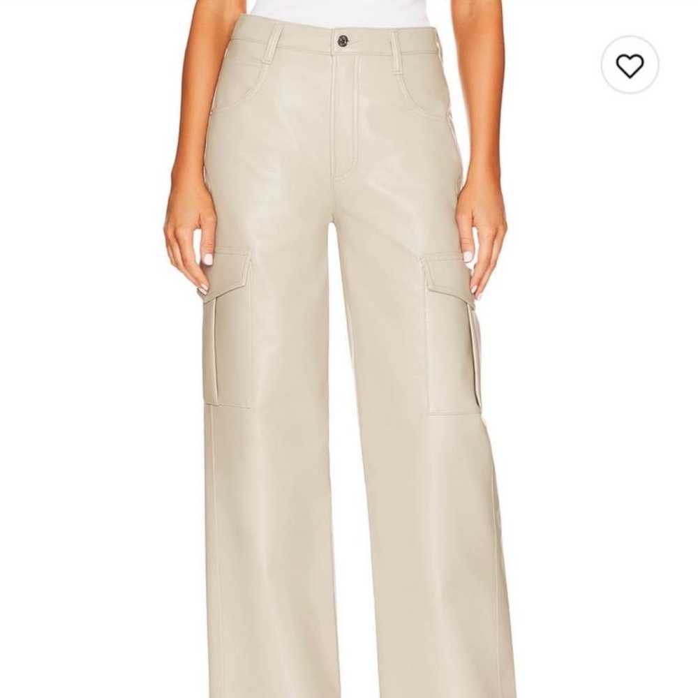 Agolde Leather Cargo Pants